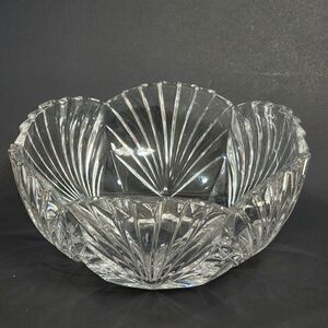 Noritake  9" Centerpiece Bowl Salad Fruit Bowl Glass Crystal Treasure Vintage